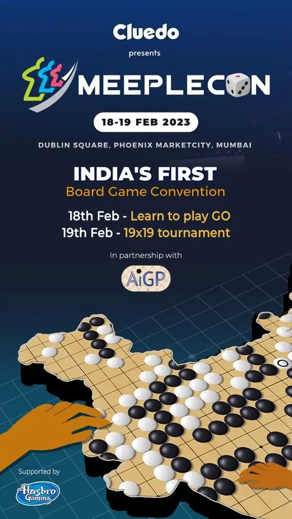 India's first open Go convention and tournament poster
